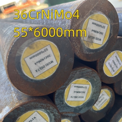 DIN 1.6511 Barra rotonda in acciaio 55 mm Dia 36CrNiMo4 / Superficie nera laminata a caldo