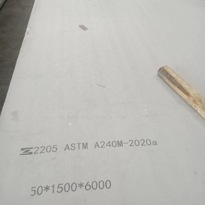 ASTM A240 S32205 S31803 2205 Lastra di acciaio inossidabile duplex laminata a caldo 20*2000*6000mm
