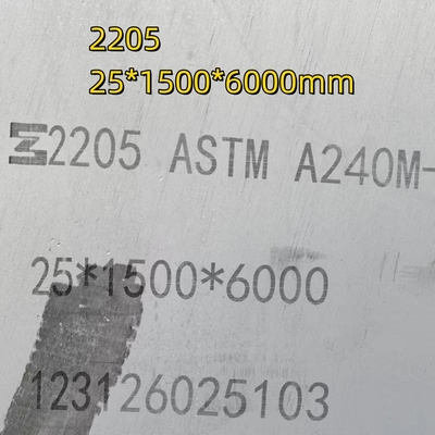 Laser del piatto S31803 di acciaio inossidabile del duplex 2205 che taglia 40.0mm laminati a caldo