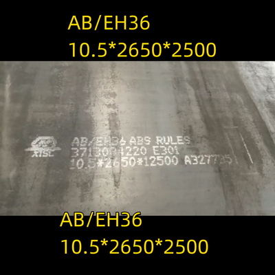 Piastre di acciaio da costruzione navale ad alta resistenza LR di grado EH36 E ABS di grado EH36 10 mm