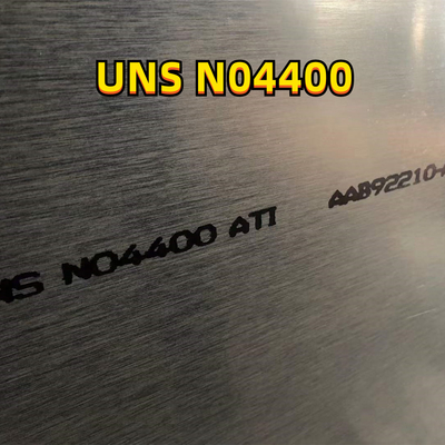 Piatto UNS N04400 Monel della lega di rame del nichel di ASTM B127 400 0,5 - 3*1219*2438mm