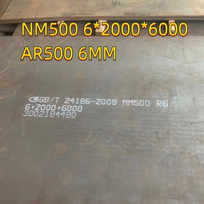 Resistenza all'usura NM500 armatura Ar500 piastra 12 mm lunghezza 2440 mm larghezza1220 mm