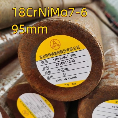 Barra rotonda di acciaio di lega laminata a caldo DIN 1.6587 17CrNiMo6 18CrNiMo7-6 Acciaio OD 95mm