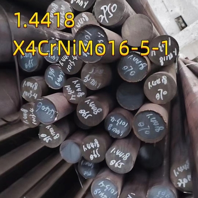 EN 1.4418 DIN X4CrNiMo16-5-1 165M Barra rotonda di acciaio inossidabile forgiata a caldo SS Rod 80MM