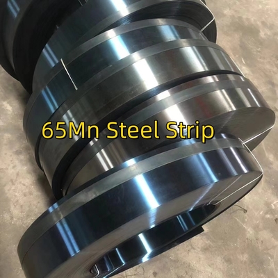 EN10132-4 C67S GB/T1222 65Mn 1,0*16mm Striscia di acciaio Resistenza alla trazione LC Striscia di acciaio ad alto tenore di carbonio Finitura bianca