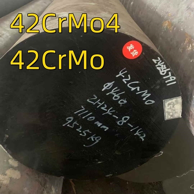 42CrMo Bar rotonda forgiata laminata a caldo OD 460mm 42CrMo4 DIN1.7225 Riscaldamento e raffreddamento