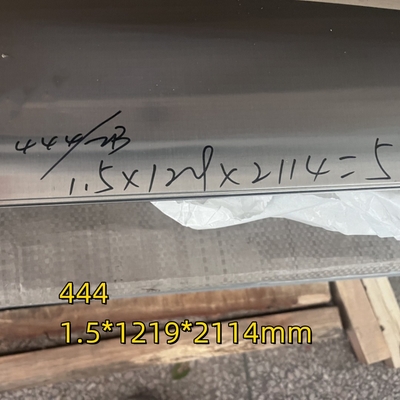 EN1.4376 SUS444 Piatta lamiera in acciaio inossidabile 444 # 2,5 X 1220 X 3000 mm