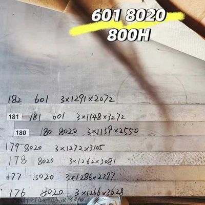 High-Temperature ASTM B463 UNS N08020 20Cb3 Alloy 20#  Nickel Alloy Steel Plate 3.0mm