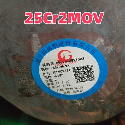 Barra tonda in acciaio forgiato laminato a caldo 25Cr2MoVA in acciaio legato 150*6000mm Albero multidiametro