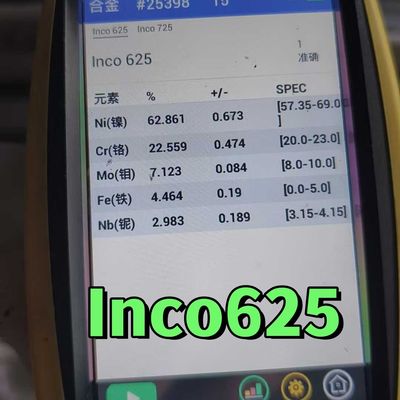 ASTM B166 Inconel 625 UNS N06625 Inconel Lega di Nichel Barra Tonda 80mm Con Test PMI