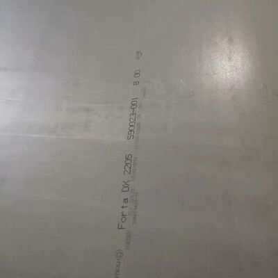 Il piatto dell'acciaio 2205 del duplex del piatto d'acciaio del duplex di BACCANO 1,4462 collega 2205 proprietà in duplex di acciaio inossidabile