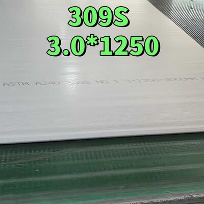 Piastre in acciaio inossidabile laminate a caldo ASTM A240 309S 3.0*1250*3000MM Corrosione ad alta temperatura