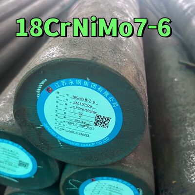 Barra tonda in acciaio legato laminato a caldo 18Crnimo7-6 equivalente 1.6587 18NCD6 diametro 105MM ricotto