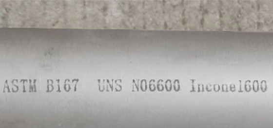 Tubo senza cuciture Uns N06600 Inconel della lega di Astm B167 600 O.D31.8 X 2.9mmt X 2ml