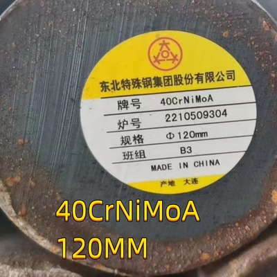 SNCM439 Leghe di acciaio rotondo /4340/40CrNiMoa 120 mm di diametro 6M di lunghezza laminata a caldo