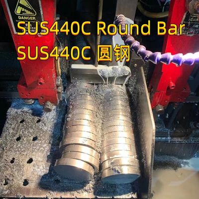 Legata lucidata 25 mm UNS S44000 SUS 440C DIN1.4125 Baronda di acciaio inossidabile