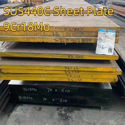 Lamiera di acciaio inossidabile martensitico ad alto tenore di carbonio 9Cr18Mo SUS440C
