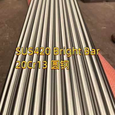 SUS420 giro Rod 1,4037 X65Cr13 AISI 420 di acciaio inossidabile Antivari 11,6 H11 lunghezza 3m