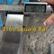 DIN1.4404 SUS316L Bar quadrata in acciaio inossidabile 25.4*25.4mm Lunghezza 3000mm