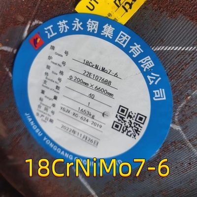 18crnimo7-6 18crnimo7 18ncd6 1.6587 820A16 Acciaio forgiato rotondo quadrato Bar Ut testato OD 90mm