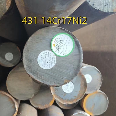 Stampo di vetro in acciaio inossidabile 14Cr17Ni2 AISI 431 barre rotonde 150mm 170mm DIN1.4057 Rod