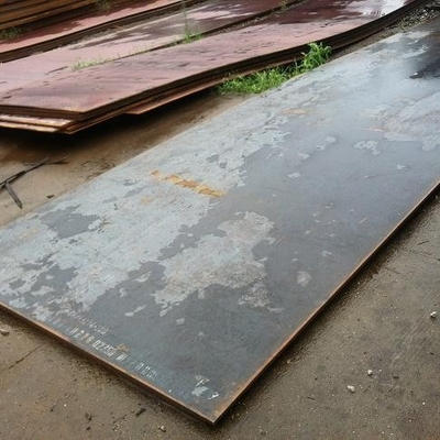 Placca di acciaio al carbonio spessore 3-60 mm laminata a caldo Q235 S235JR SS400 per la struttura