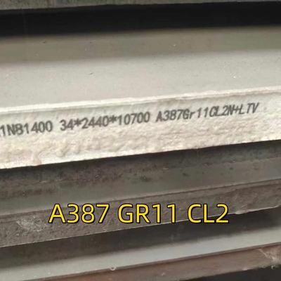 CS Piastre di acciaio per caldaie in lega 2000 x 12000 6 mm ASME SA387 Gr.22 CL2 Piastre di acciaio in lega