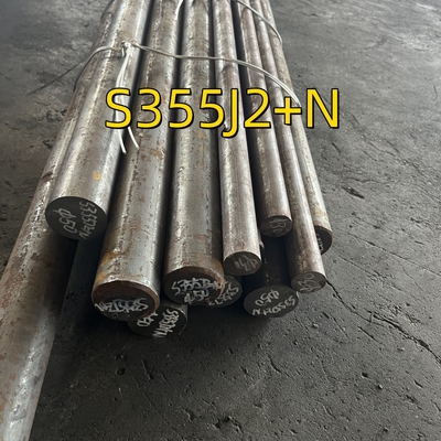 EN 10028 S355J2 Barra rotonda Dia 50*6000MM DIN 1.0577 (S355J2+N) ST52-3 Barra di acciaio legato