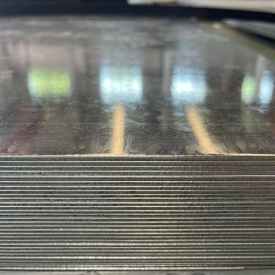 DX51D + Z275 EN 10346/10143 Spangolo regolare cromato pelle passante bobina di lamiera di acciaio galvanizzata 1.5*1250MM
