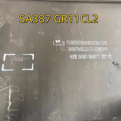 ASTM SA/A387 GR11 CL2 lamiera di acciaio in lega 6000 x 2000 x 10 mm lamiera di acciaio per caldaie a pressione