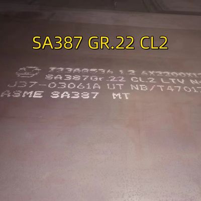 SA387 Gr22 Cl2 Piastra di acciaio in lega laminata a caldo