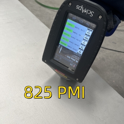Dimensione della piastra: 4 ′ x 8 ′ x 10 mm di spessore Materiale grado Inconel 825 Piastra di acciaio in lega