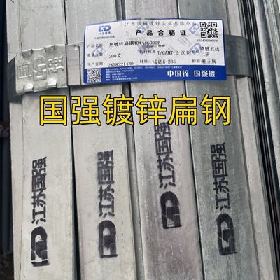 Barra piatta di acciaio galvanizzato a caldo S235JR ASTM A36 per materiali da costruzione 60*6*6000MM