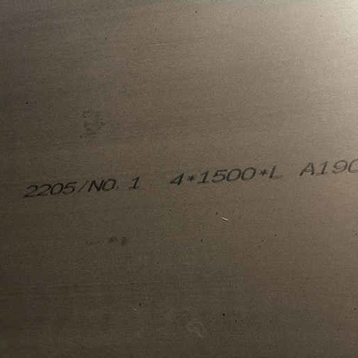 S32205 Duplex4mm Spessore 1500*6000mm Acciaio duplex 2205 Piastre in acciaio inossidabile