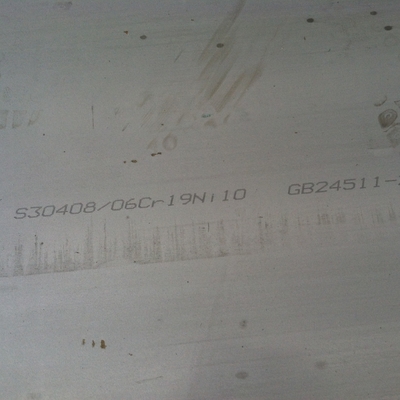 ASTM A240 TP304 S30408 1.4301 Piastre in acciaio inossidabile NO.1 Superficie 1500x3000mm Dimensione