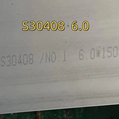 ASTM A240 TP304 S30408 1.4301 Piastre in acciaio inossidabile NO.1 Superficie 1500x3000mm Dimensione
