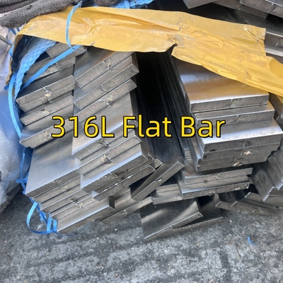 TP316L 1.4404 Barretta piatta in acciaio inossidabile spazzolato per la guida delle scale AISI 316L