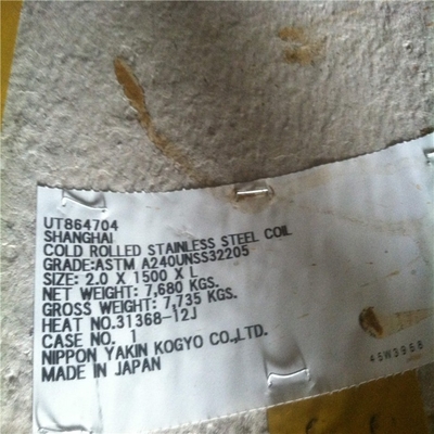 441 lamiera di acciaio inossidabile lamiera di metallo EN 1.4509 lamiera inossidabile 1.5*1260*2440mm per sistema di scarico