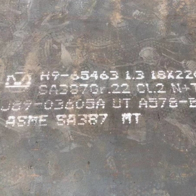 SA387 Gr.11 CL.2 LTV N+T Piastra di acciaio ASME SA387 Piastra di caldaia laminata a caldo ASME SA387