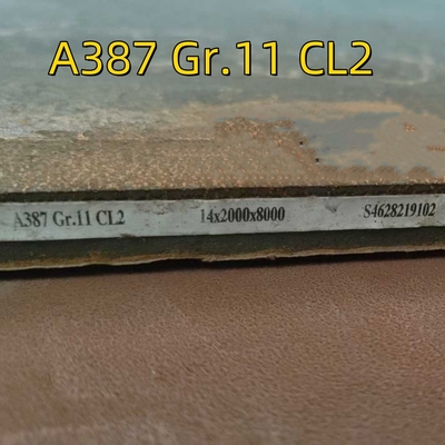 ASME SA387 Gr.11 CL2 16*2000*1000MM Piastra di acciaio per caldaie e vascelli a pressione
