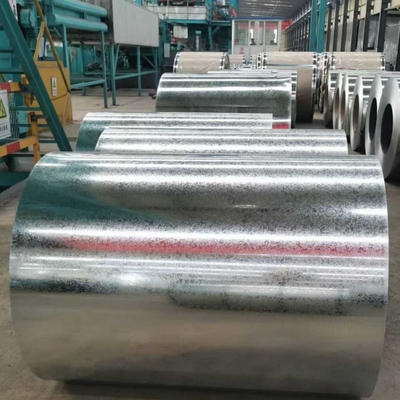 ASTM A653 G90 DX51D SGH340 Alta resistenza con rivestimento galvanizzato Z275 bobina d'acciaio Spangolo zero