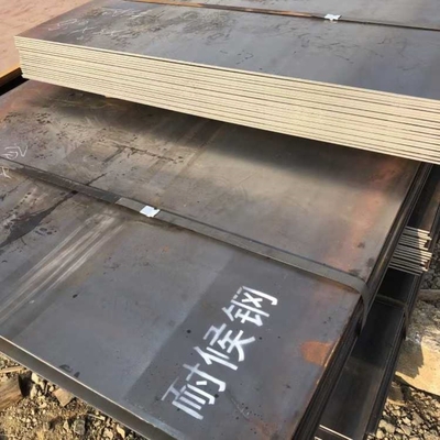 Piastra di acciaio resistente alla corrosione Q355NH S355J2WP ASTM A242 tipo Corten A