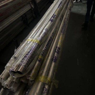 ASTM A554 201 Tubo saldato 25*0,8*6000mm 320 Grit Mirror Polished Stainless Steel Pipe