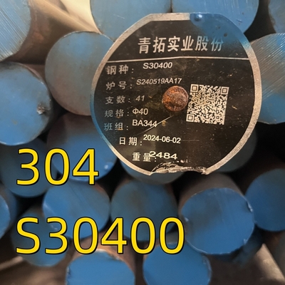 ASTM A276 Grado 304 SS304 S30400 1.4301 Barra rotonda lucida lucidata OD 150MM