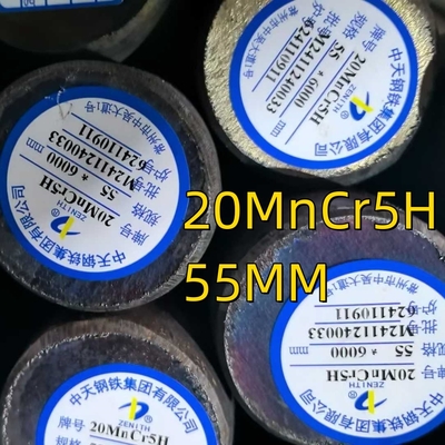 20MnCr5H 1.7147 Materiale SAE5120 Barra rotonda di acciaio di lega smaltita e temperata