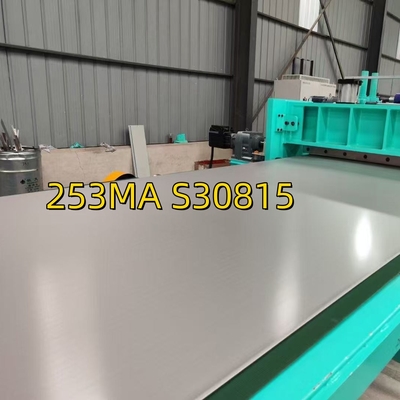 Astm A240 DIN / EN 1.4835 253MA UNS S30815 Placca di acciaio inossidabile laminata a caldo 8.0*1500*6000mm