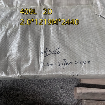 Grado 409L 1.4510 lamiera di acciaio inossidabile laminata a freddo 0,5-3 mm 2B 2D Finito SUH409L
