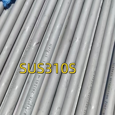 Tubi senza cuciture in acciaio inossidabile resistenti al calore AISI 310S Diametro esterno 127 mm Spessore della parete 3 mm