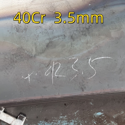 Piastra di acciaio in lega 40Cr ASTM A29 AISI140 Taglio laser CNC lavorazione fresatura piatta 3,5 mm