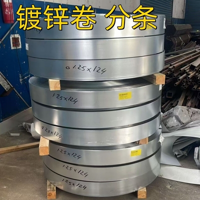 DX51D Z275 G90 1.0x1500 1.5x1500 Acido cromico a caldo striscia di rotoli di acciaio galvanizzato